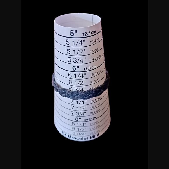 Sarah Cavender Metal Works Black And Brass Mesh Beaded Bracelet 7" - Picture 3 of 6